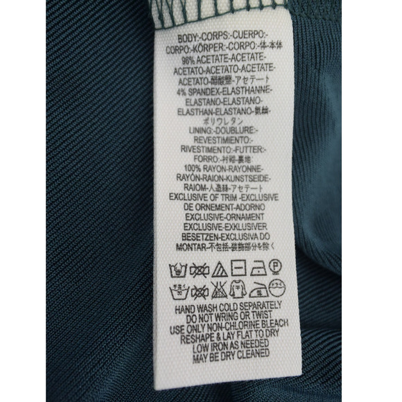 Free People Make It Count Jade Green Dot Lace Drop Waist Sleeveless Dress XS - Picture 8 of 9